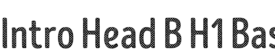 Intro Head B H1 Base Font Download Free